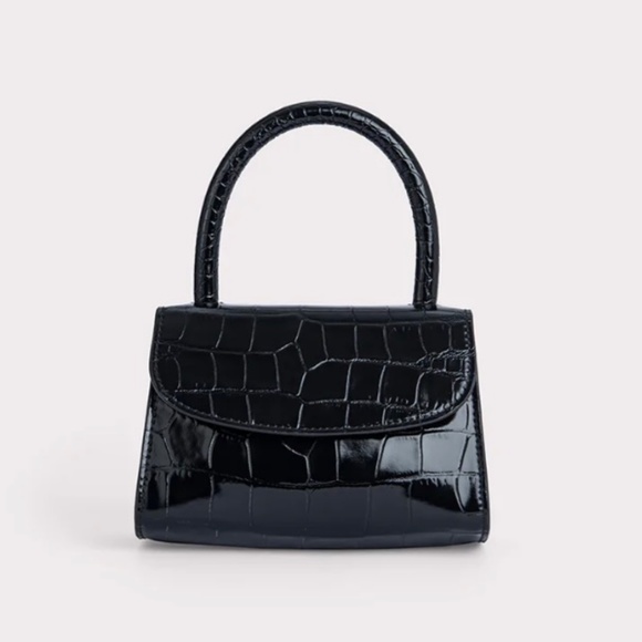 ☆関税込☆BY FAR★MINI CIRCULAR CROCO EMBOSSED TOP HANDLEBAG By Far Croc embossed Top handle Shoulder Mini bag | eBay